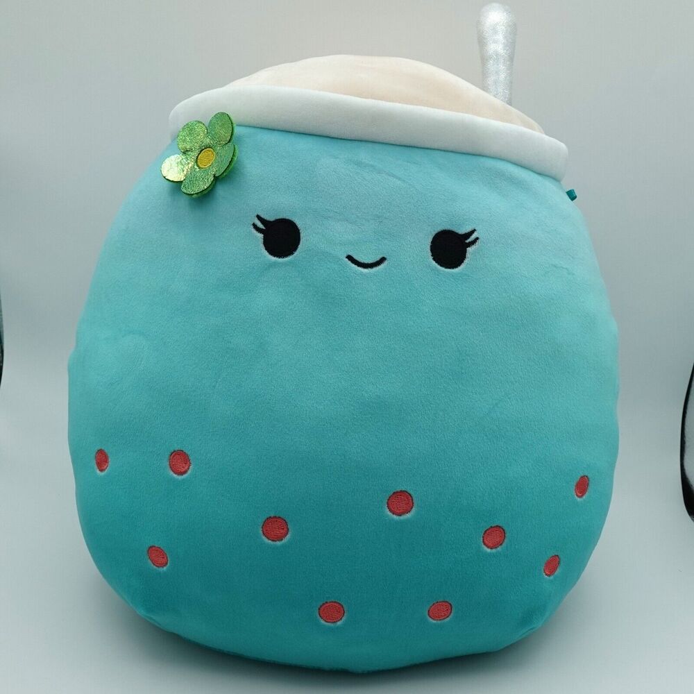 Squishmallows 12” Jakarria The Blue Boba Tea Plush Kellytoy